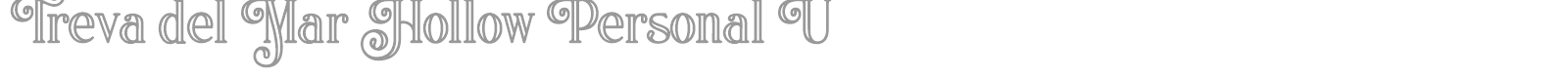 Treva del Mar font preview